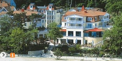 Familienhotel - Garten - Ostsee - Strandansicht Hotel - Travel Charme Strandhotel Bansin