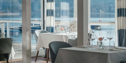 Familienhotel - Wellnessbereich - Kärnten - Das Badehaus Restaurant - Genuss direkt am Wasser - Werzers Hotel Resort Pörtschach