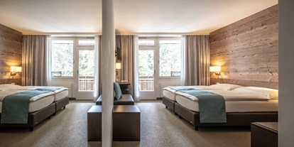 Familienhotel - Wellnessbereich - Schweiz - Doppelzimmer - Hotel Strela