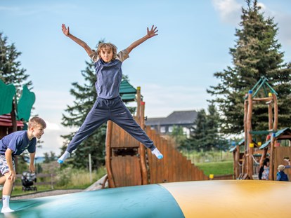 Familienhotel - Teenager-Programm - Sachsen - Zahlreiche Spielattraktionen laden zum Toben ein! - Elldus Resort - Familotel Erzgebirge