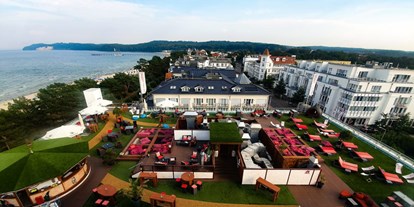 Familienhotel - Umgebungsschwerpunkt: Meer - Ostsee - Arkona Skybar
Über den Dächern von Binz - Arkona Strandhotel