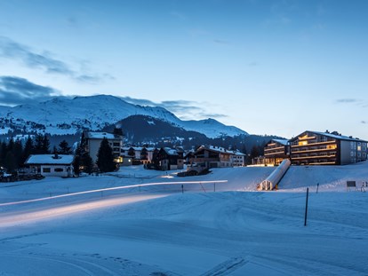 Familienhotel - Suiten mit extra Kinderzimmer - Schweiz - Tgiasa Fastatsch im Winter - Valbella Resort