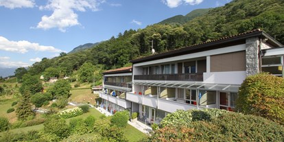Familienhotel - Suiten mit extra Kinderzimmer - Schweiz - Aussenansicht - Top Familienhotel La Campagnola