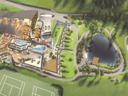 Familienhotel - Pools: Schwimmteich - Österreich - Übergossene Alm Resort - Übergossene Alm Resort