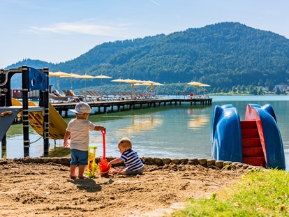 Familienhotel - Umgebungsschwerpunkt: Fluss - Kärnten - Family Beach - Baby + Kinderhotel Sonnelino