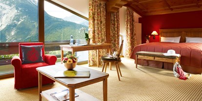 Familienhotel - Pools: Außenpool beheizt - Tirol - Familiensuite im Interalpen - Interalpen-Hotel Tyrol