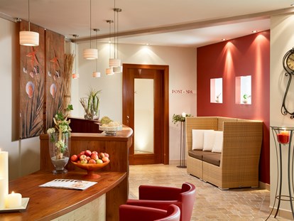 Familienhotel - Preisniveau: moderat - Faak am See - Wellnessrezeption - Massage, Kosmetik und Gesundheitstreatments - Hotel DIE POST