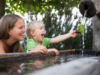 Familienhotel - Kinderbetreuung in Altersgruppen - Italien - Wasserbrunnen - Taser Alm