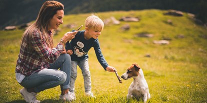 Familienhotel - Hunde: erlaubt - Fiss - Urlaub mit Haustier - Aktiv & Familienhotel Adlernest