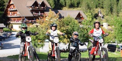Familienhotel - Kletterwand - Österreich - Oset Trial Verleihmaschinen und Trainer stehen zur Verfügung  - ***Erlebnisgasthof Moasterhaus