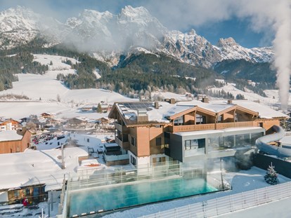 Familienhotel - Umgebungsschwerpunkt: Berg - Kitzbühel - Good Life Resort die Riederalm 
im Winter - Good Life Resort die Riederalm ****S