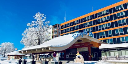 Familienhotel - Skilift - Hotelauffahrt-Winter
 - Feldberger Hof