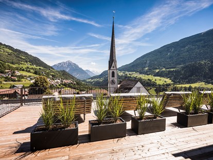 Familienhotel - Verpflegung: All-inclusive - Seefeld in Tirol - 360 Grad Dachterrasse im Kinderhotel Stefan - Kinderhotel STEFAN****