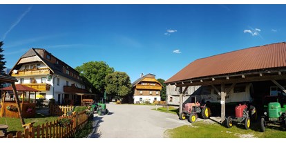 Familienhotel - Streichelzoo - Ramsau (Bad Goisern am Hallstättersee) - Pürcherhof im Sommer - Hotel Pension Pürcherhof