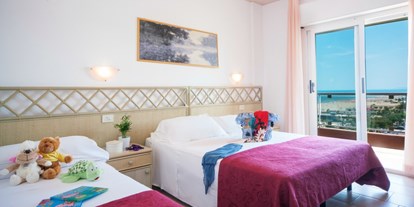 Familienhotel - Umgebungsschwerpunkt: Meer - Zimmer mit Meerblick und Klima im Doge Hotel Alba Adriatica - Hotel Doge