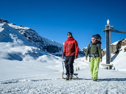 Familienhotel - Skikurs direkt beim Hotel - Schweiz - Melchsee Frutt - Winterwandern - Frutt Mountain Resort