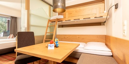 Familienhotel - Klassifizierung: 4 Sterne - Etagenbett in der Juniorsuite - Kinder- & Gletscherhotel Hintertuxerhof