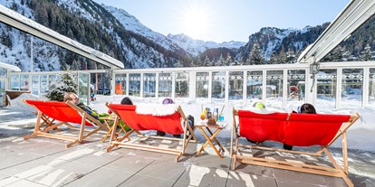 Familienhotel - Umgebungsschwerpunkt: Berg - Sonnenterrasse - Kinder- & Gletscherhotel Hintertuxerhof