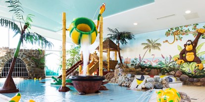 Familienhotel - Pools: Außenpool beheizt - Bayern - Kinderbecken im Erlebnisbad Rother Lagune - Rhön Park Aktiv Resort