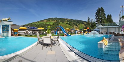 Familienhotel - Spielplatz - Großarl - Relaxpool und Sommerpool - Wellness-& Familienhotel Egger
