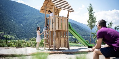 Familienhotel - Garten - Italien - Outdoorspielplatz - Das Mühlwald - Quality Time Family Resort