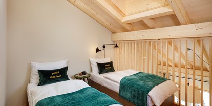 Familienhotel - Verpflegung: Halbpension - Graubünden - Duplex Familienzimmer | Kinderschlafbereich - Hotel Sport Klosters