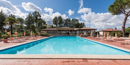 Familienhotel - Pools: Außenpool nicht beheizt - Donoratico, Livorno - Pool - Il Pelagone Hotel & Golf Resort Toscana