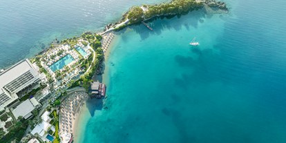 Familienhotel - Umgebungsschwerpunkt: Meer - Corfu Imperial am Ende der panoramischen Halbinsel Kommeno - Grecotel Corfu Imperial 