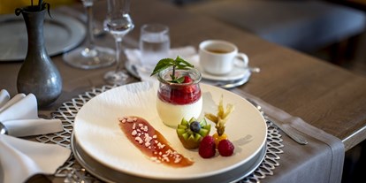 Familienhotel - Klassifizierung: 4 Sterne - Dessert im Rahmen der 3/4-Pension - Hotel Felsenhof