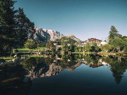 Familienhotel - Pools: Infinity Pool - Österreich - Übergossene Alm Resort