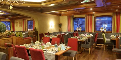 Familienhotel - Suiten mit extra Kinderzimmer - Serfaus - Restaurant - Kinderhotel "Alpenresidenz Ballunspitze"