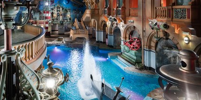 Familienhotel - Pools: Außenpool nicht beheizt - Liberec - Schwimmbecken im Aquapark - WELLNESS HOTEL BABYLON