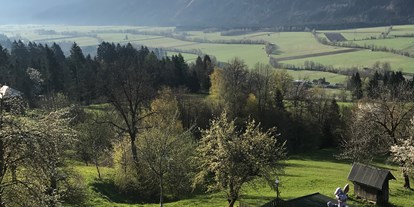 Familienhotel - Umgebungsschwerpunkt: Berg - Kärnten - Aussicht von Terrasse - nawu apartments
