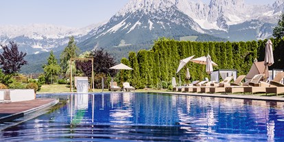 Familienhotel - Umgebungsschwerpunkt: am Land - Kitzbühel - Außenpool - Sporthotel Ellmau