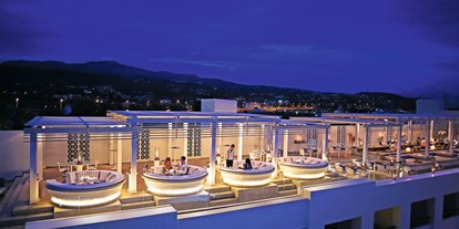 Familienhotel - Umgebungsschwerpunkt: Meer - Zeus Amalthia Sky Bar Restaurant, für einen perfekten Abend - Grecotel Creta Palace