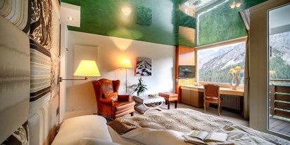 Familienhotel - Umgebungsschwerpunkt: Berg - Graubünden - Grandlit Zimmer - Tschuggen Grand Hotel