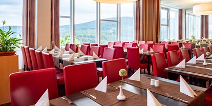 Familienhotel - Garten - Sachsen - Halbpensionsrestaurant Oberwiesenthal - AHORN Hotel Am Fichtelberg