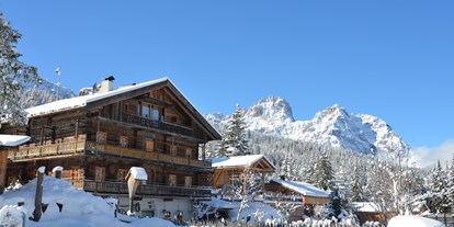 Familienhotel - Skikurs direkt beim Hotel - Südtirol - Caravan Park Sexten im Winter - Caravan Park Sexten