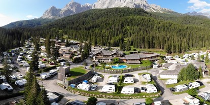 Familienhotel - Pools: Außenpool nicht beheizt - Italien - Wohnmobile am Caravan Park Sexten - Caravan Park Sexten