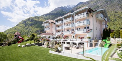 Familienhotel - Pools: Außenpool beheizt - Obereggen (Trentino-Südtirol) - Heidi & Edith Family Aparthotel
