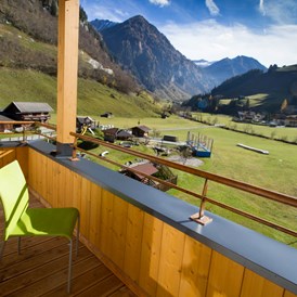 Familienhotel: Ein wundervoller Blick auf die Berge des Nationalparks - Familienhotel Oberkarteis