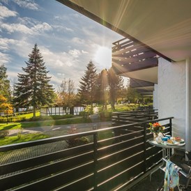 Kinderhotel: Balkon Komfort Zimmer - Sporthotel Grafenwald