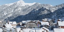 Familienhotel - Skilift - Gorfion Familotel Liechtenstein im Winter, direkt an der Skipiste - Gorfion Familotel Liechtenstein