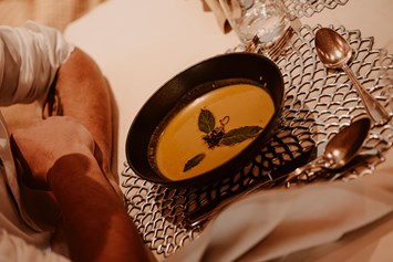 Kinderhotel: Delicious soup! - Hotel Bergschlössl