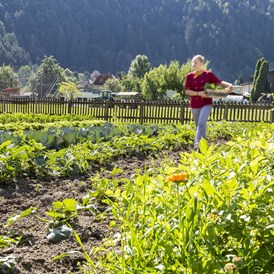 Kinderhotel: Obst und Gemüse aus dem eigenen Garten - Familiengut Hotel Burgstaller