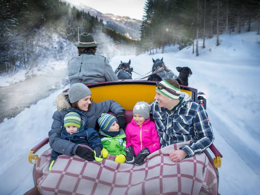 Das Alpenhaus Katschberg.1640 - Pferdekutsche