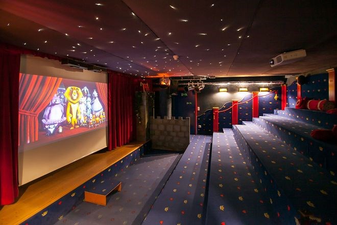 Das hoteleigene Kino für die Kids