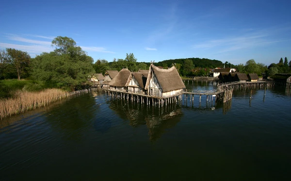 die Pfahlbauten am Bodensee