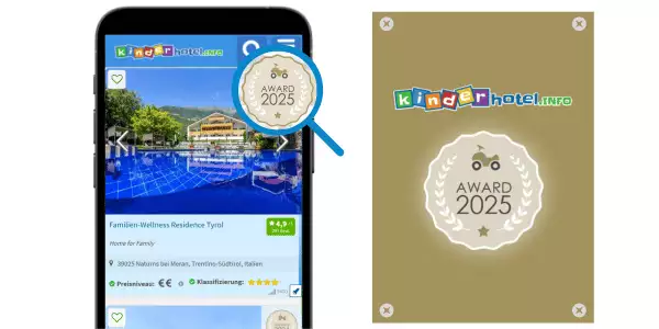 Award-Auszeichnung Hinweis