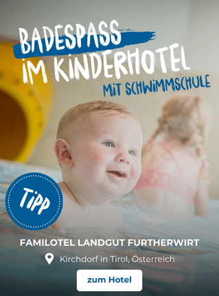 Badespaß im Kinderhotel: Familotel Landgut Furtherwirt, Kirchdorf in Tirol
